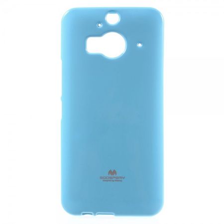 Goospery - HTC One M9 Plus Handy Hülle - TPU Soft Case - Pearl Jelly Series - himmelblau