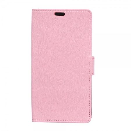 Sony Xperia Z4/Z3+/Z3+ Dual Schlichtes Leder Case mit Kreditkartenslots - pink