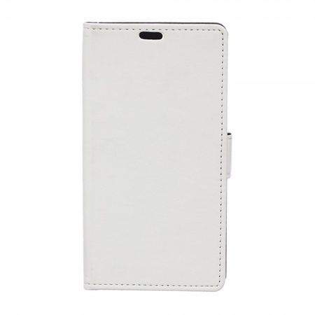 Sony Xperia Z4/Z3+/Z3+ Dual Klassisches Leder Case mit Kreditkartenslots - weiss