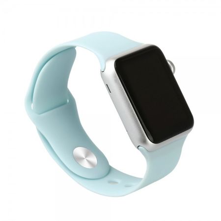 Apple Watch (49/46/45/44/42mm) Hochwertiges, umweltfreundliches Plastik Armband - cyan