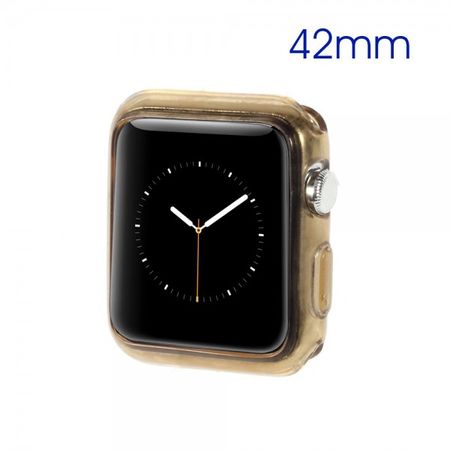 Apple Watch (42mm) Elastisches, gelartiges Plastik Case - grau