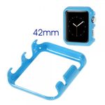 Apple Watch (42mm) Glänzendes Hart Plastik Case - blau