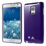 Samsung Galaxy Note Edge Newsets Mercury Elastisches, leicht glänzendes Plastik Case - purpur