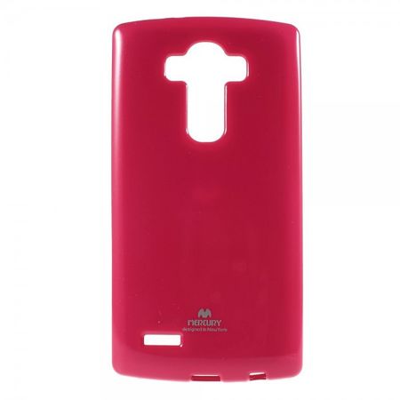 LG G4 Newsets Mercury Elastisches, leicht glänzendes Plastik Case - rosa