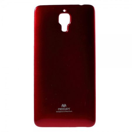 Xiaomi Mi4 Newsets Mercury Elastisches, leicht glänzendes Plastik Case - rot