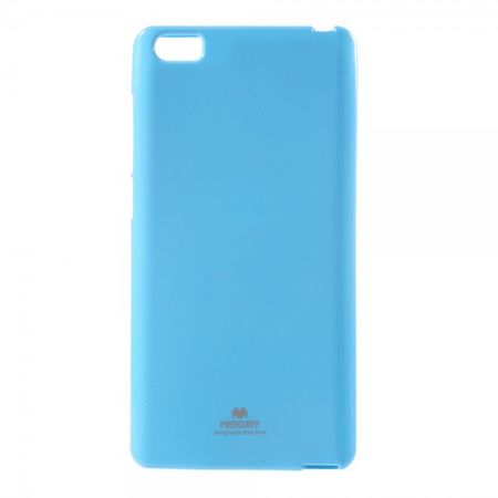 Xiaomi Mi Note Newsets Mercury Elastisches, leicht glänzendes Plastik Case - hellblau