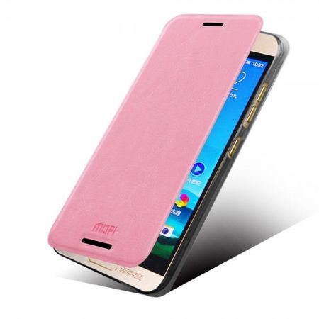 HTC One M9 Plus Mofi Rui Series Leder Flip Case - pink