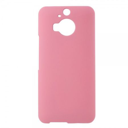 HTC One M9 Plus Gummiertes Hart Plastik Case - pink