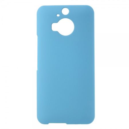 HTC One M9 Plus Gummiertes Hart Plastik Case - hellblau