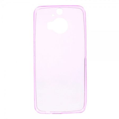 HTC One M9 Plus Ultradünnes (0.6mm), elastisches Plastik Case - pink