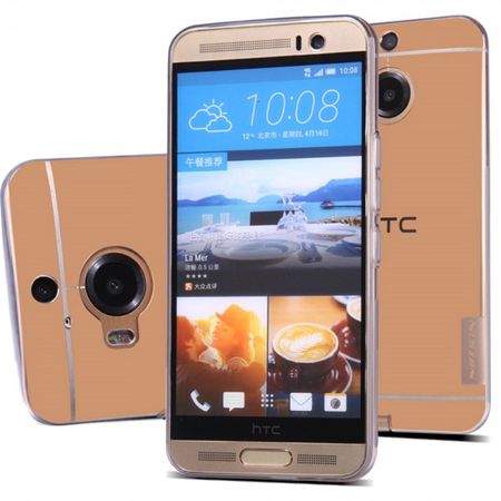 HTC One M9 Plus Natürliches, elastisches Plastik Case von Nillkin - grau