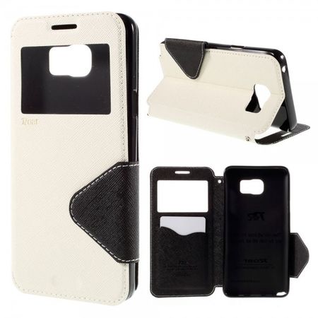 Samsung Galaxy Note 5 Roar Korea Leder Case mit Standfunktion - weiss