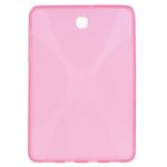 Samsung Galaxy Tab S2 8.0 Elastisches Plastik Case X-Shape - rosa