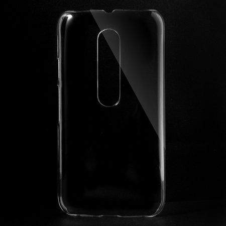 Motorola Moto G (3 Gen) Kristallklares Hart Plastik Case - transparent