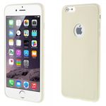 iPhone 6 Plus/6S Plus Elastisches Plastik Case mit Gittermuster - beige