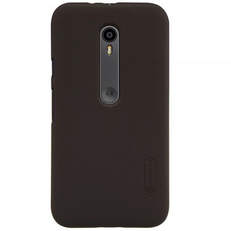 Motorola Moto G (3 Gen) Mattes, hochwertiges Hart Plastik Case von Nillkin - braun