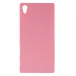 Sony Xperia Z5 Gummiertes Hart Plastik Case - pink