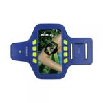 iPhone 6/6S Sport Armband mit LED Lichtern von Romix - blau