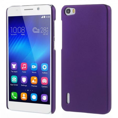 Huawei Honor 6 Gummiertes Hart Plastik Case - purpur