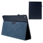 iPad Pro 12.9 Klassisches Leder Case mit Litchitextur und Standfunktion - dunkelblau