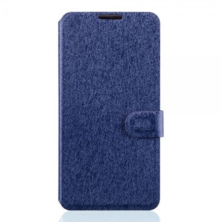 Alcatel One Touch Idol 3 4.7 Leder Case mit seidenartiger Textur und Standfunktion - dunkelblau