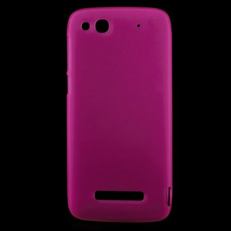 Alcatel One Touch Idol Alpha Elastisches, mattes Plastik Case - rosa