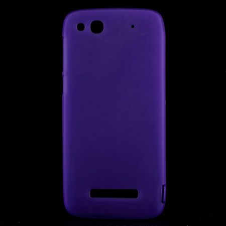 Alcatel One Touch Idol Alpha Elastisches, mattes Plastik Case - purpur