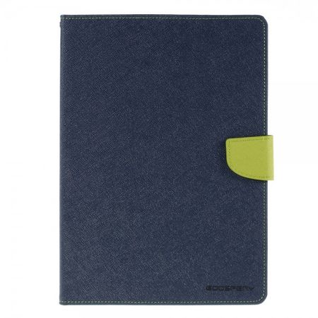 Goospery - Samsung Galaxy Tab S2 9.7 Hülle - Tablet Bookcover - Fancy Diary Series - navy/lime