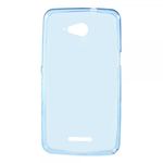Sony Xperia E4g/E4g Dual Elastisches, gelartiges Plastik Case - dunkelblau