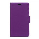 LG G4s/G4 Beat Klassisches Leder Case mit Litchitextur und Standfunktion - purpur