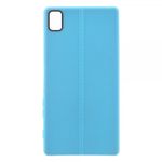 Sony Xperia Z5/Z5 Dual Elastisches Plastik Case mit Doppellinie - blau