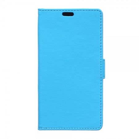 Huawei Honor 7i Klassisches Leder Case mit Standfunktion und Kreditkartenslots - blau