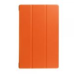 Amazon Fire HD 10 Texturierte, dreifach faltbare Leder Case Hülle mit Standfunktion - orange