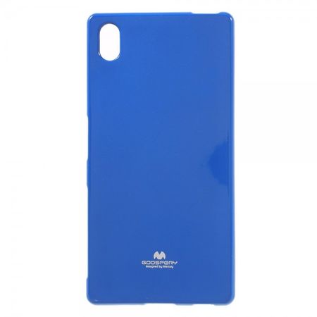 Goospery - Sony Xperia Z5/Z5 Dual Handy Hülle - TPU Soft Case - Pearl Jelly Series - blau