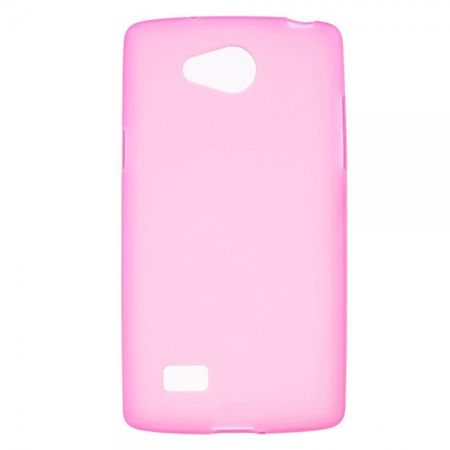 LG Joy Elastische, matte Plastik Case Hülle - rosa
