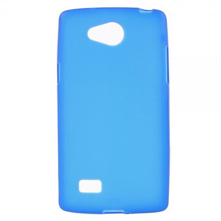 LG Joy Elastische, matte Plastik Case Hülle - blau