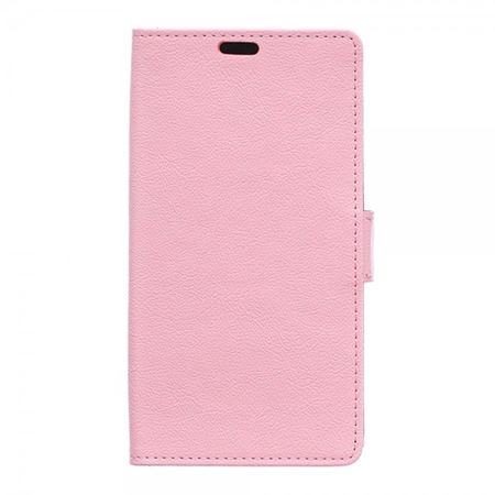 LG V10 Klassisches Leder Flip Case mit Standfunktion - pink