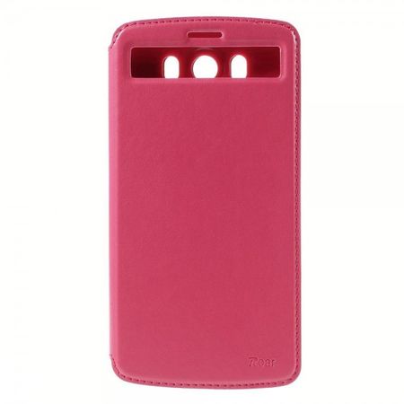 LG V10 Nobles Leder Handy Case mit kleiner Öffnung von Roar Korea - rosa