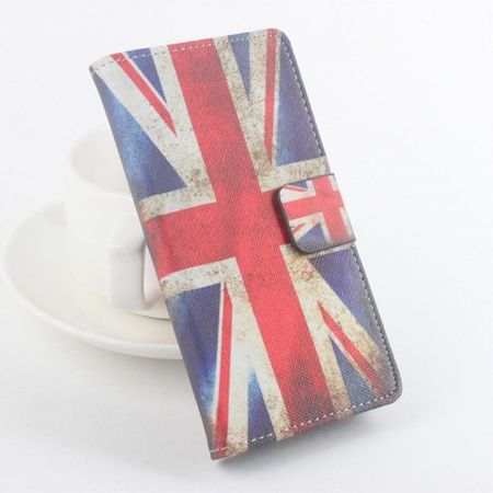 OnePlus X Leder Handy Hülle mit Union Jack Flagge retro-style