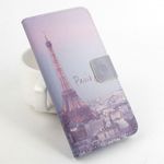 OnePlus X Leder Handy Hülle mit Eiffelturm