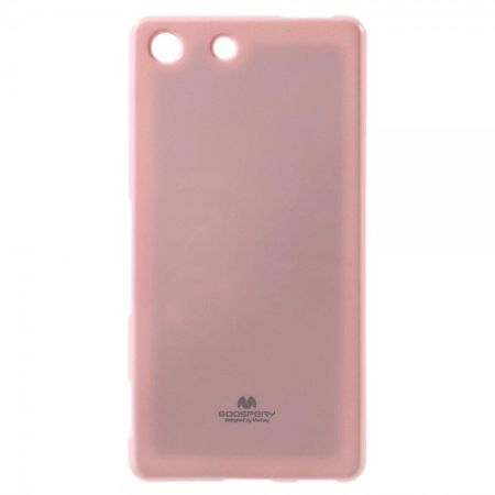 Goospery - Sony Xperia M5/M5 Dual Handy Hülle - TPU Soft Case - Pearl Jelly Series - rosa