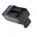 Batterie Aufladegerät mit US Stecker und EU-Adapter für GoPro Hero 4