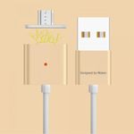 WSKEN X-Cable Series Magnetisches Micro USB Lade- und Datenkabel (die Alternative zu den kommenden ZNAPS) - gold