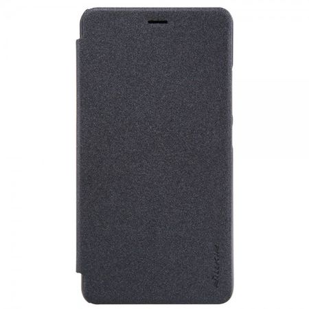 Xiaomi Redmi Note 2 Nillkin Sparkle Series Leder Flip Cover Hülle - schwarz