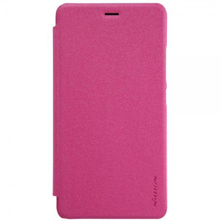 Xiaomi Redmi Note 2 Nillkin Sparkle Series Leder Flip Cover Hülle - rosa