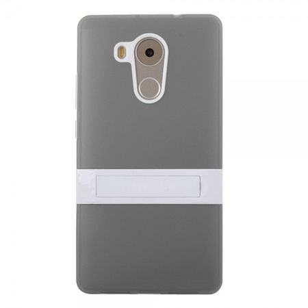 Huawei Mate 8 Elastische Plastik Cover Case Hülle mit Kickstand von Hat Prince - grau