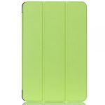 LG G Pad 2 10.1 Dreifach faltbare Leder Smart Flip Case Hülle mit Standfunktion - grün