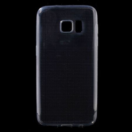 Samsung Galaxy S7 Ultradünne, elastische Plastik Case Hülle - grau