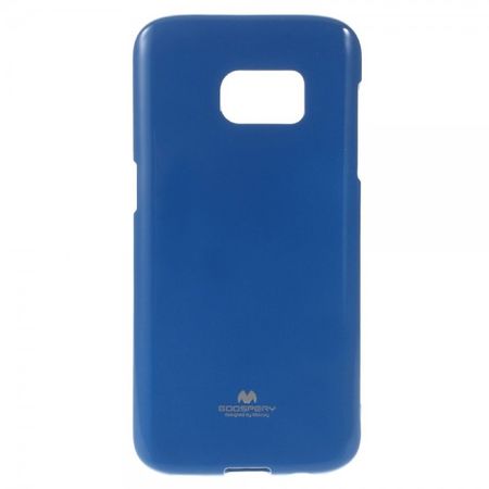 Goospery - Samsung Galaxy S7 Handy Hülle - TPU Soft Case - Pearl Jelly Series - blau