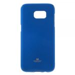 Goospery - Samsung Galaxy S7 Edge Handy Hülle - TPU Soft Case - Pearl Jelly Series - blau